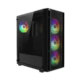 CASE GAMDIAS AURA GC2 ELITE BLACK ARGB – MID TOWER | 4 FAN ARGB | HỖ TRỢ VGA 340MM